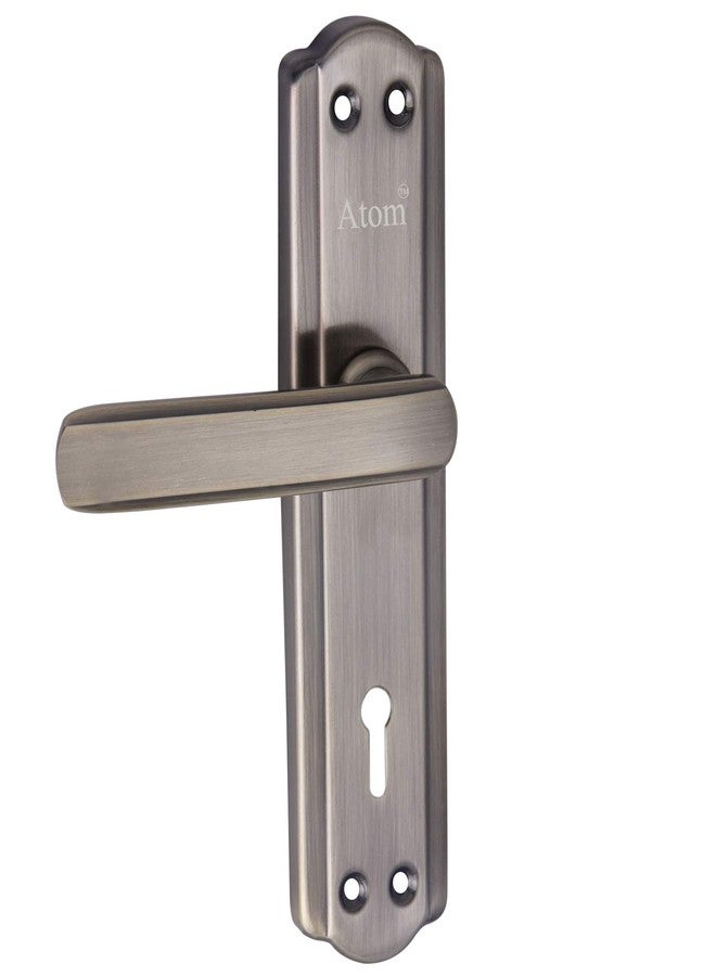 Atom Door Lock for Home, 7 Inch Steel Alloy Antique Brass Handleset, 6 Lever Double Stage Lockset with Brass Lock Mechanism for House, Hotel, Office (606KY) - Image 4